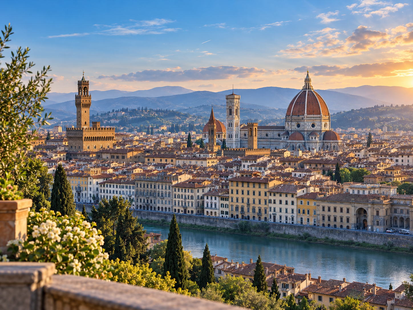 Il Duomo e i tetti di Firenze